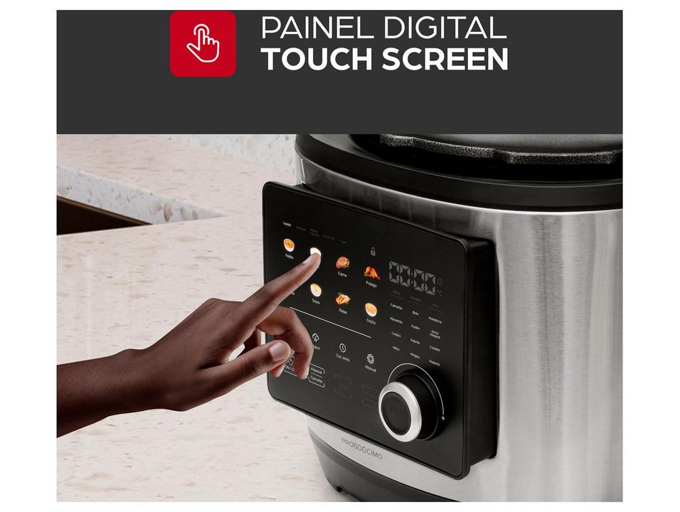 Panela de Pressão Elétrica 6L Wap Digital Prosdócimo WPPE6 FW011383 - 4
