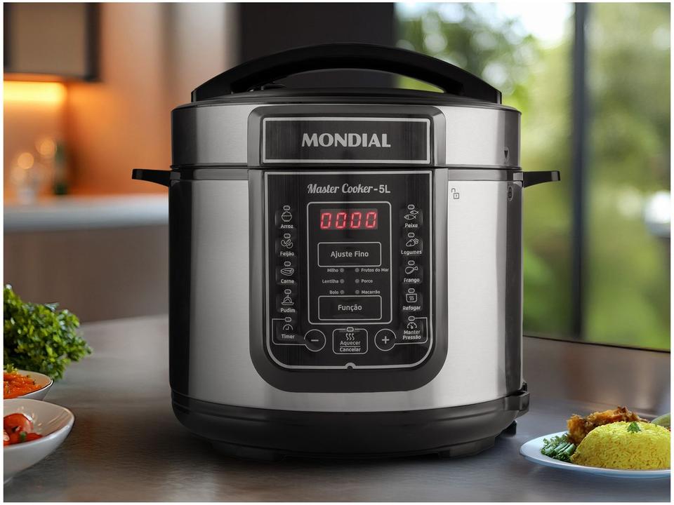 Panela de Pressão Elétrica Digital Mondial 5L - 11