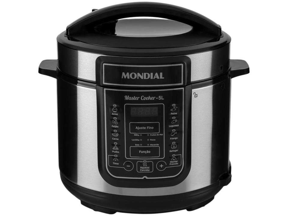 Panela de Pressão Elétrica Digital Mondial 5L 900W Digital Master Cooker PE-38 - 14
