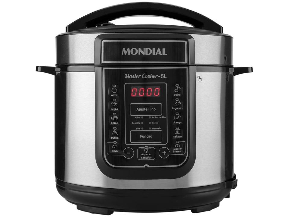 Panela de Pressão Elétrica Digital Mondial 5L 900W Digital Master Cooker PE-38 - 13