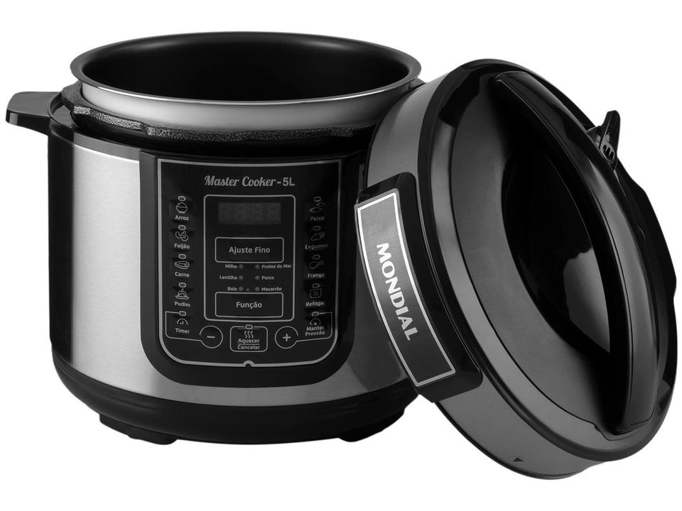 Panela de Pressão Elétrica Digital Mondial 5L 900W Digital Master Cooker PE-38 - 15