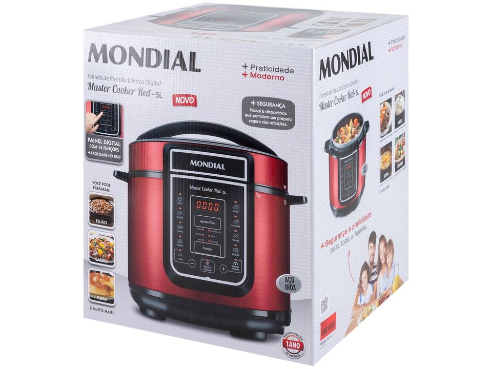 Panela de Pressão Elétrica Digital Mondial - 18
