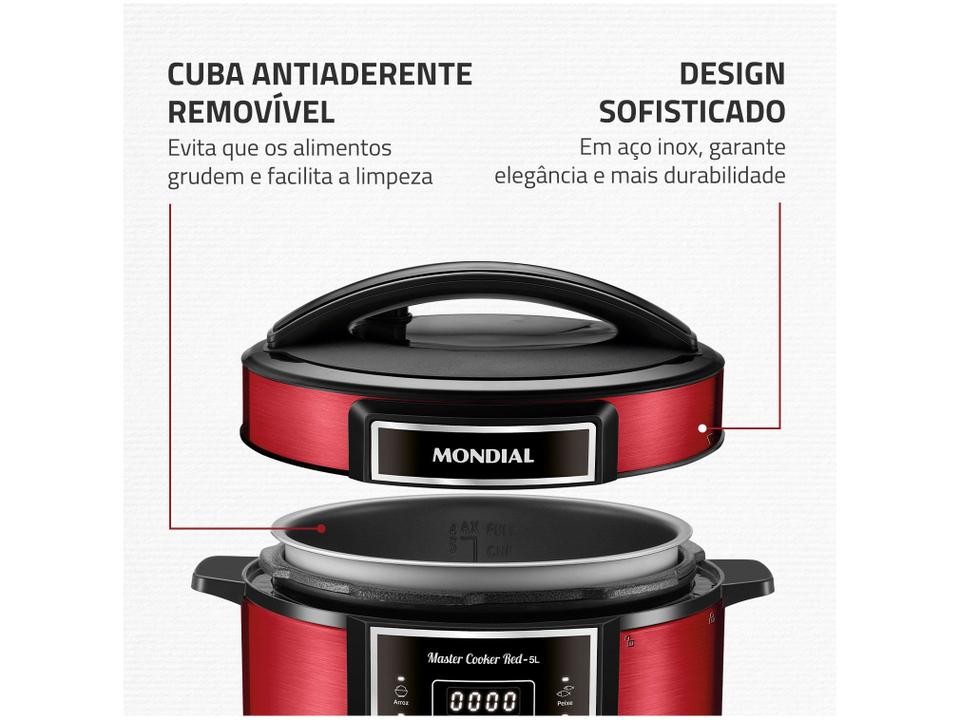 Panela de Pressão Elétrica Digital Mondial - 8