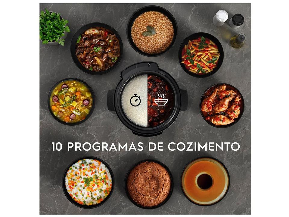 Panela de Pressão Elétrica Electrolux 5L Inox 1000W Experience Rita Lobo PCC15 - 16