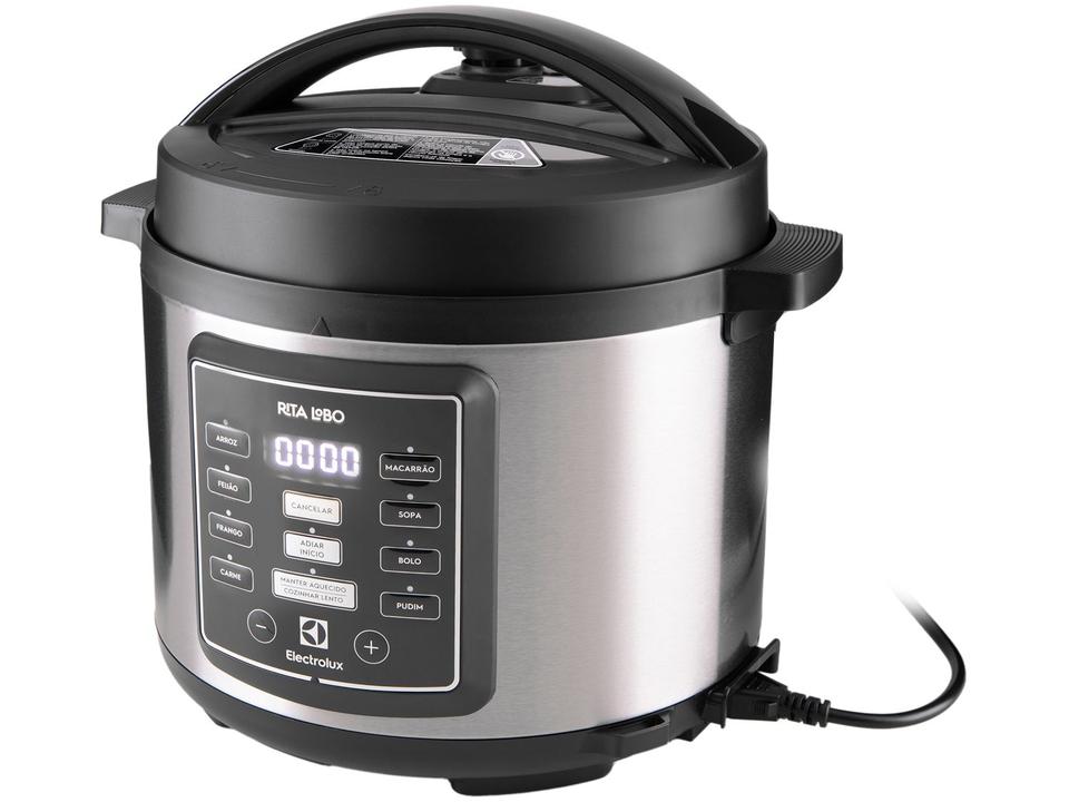 Panela de Pressão Elétrica Electrolux 5L Inox 1000W Experience Rita Lobo PCC15 - 5