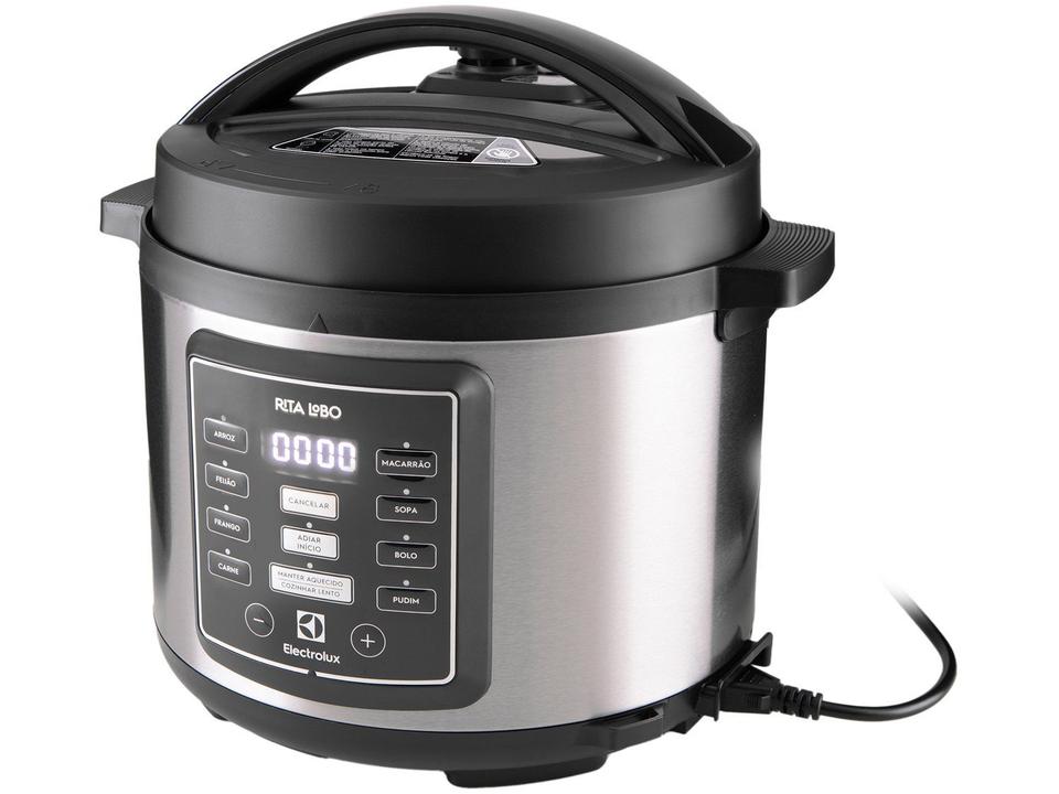 Panela de Pressão Elétrica Electrolux 5L Inox 1000W Experience Rita Lobo PCC15 - 5