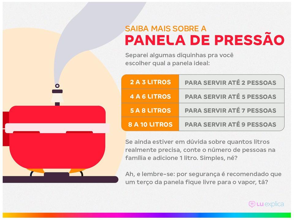 Panela de Pressão Elétrica Electrolux 5L Inox 1000W Experience Rita Lobo PCC15 - 2