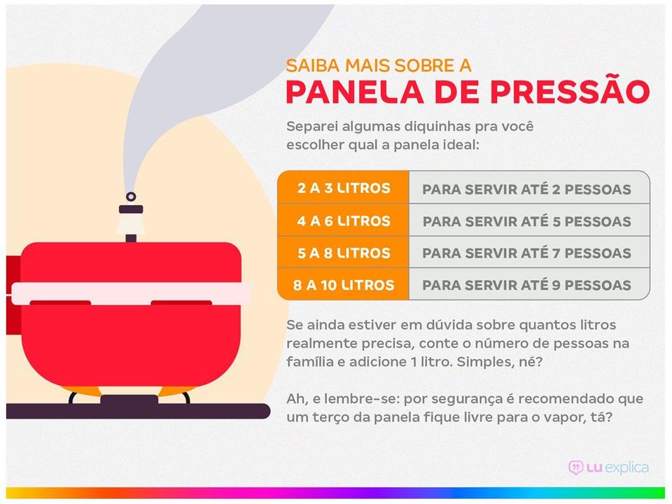 Panela de Pressão Elétrica Electrolux 5L Inox 1000W Experience Rita Lobo PCC15 - 2