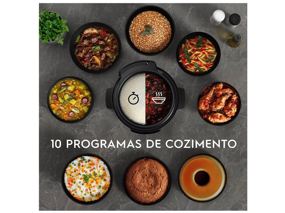 Panela de Pressão Elétrica Electrolux 5L Inox 1000W Experience Rita Lobo PCC15 - 16
