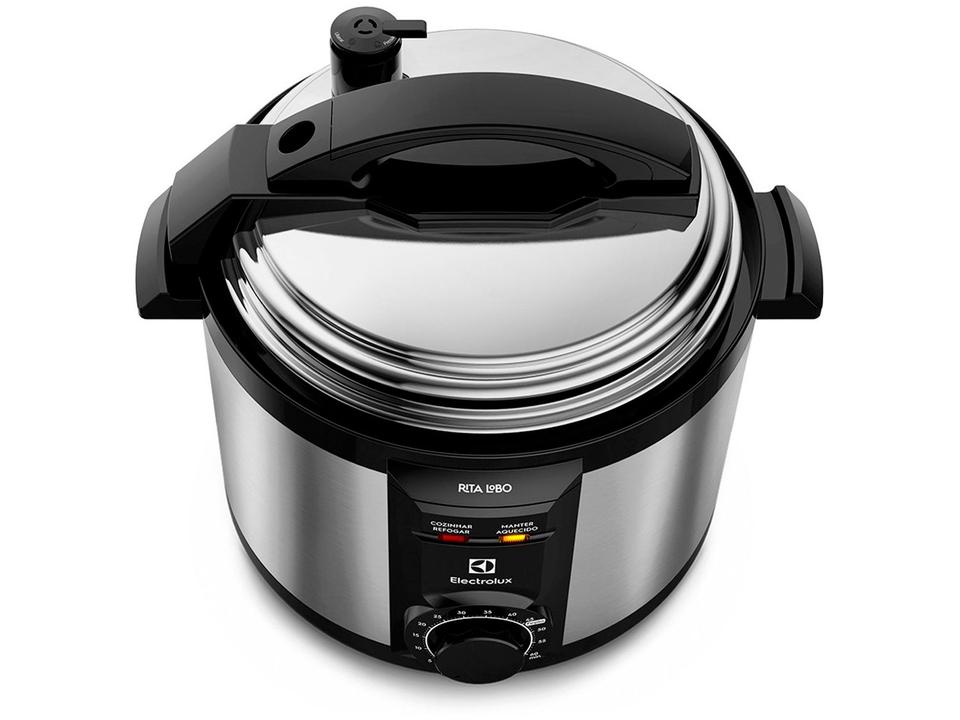 Panela de Pressão Elétrica Electrolux PCE20 900W 5L Timer Controle de TemperaturaPanela de Pressão Elétrica 5L Elec - 5