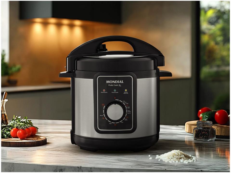 Panela de Pressão Elétrica Mondial 3L 700W - 10