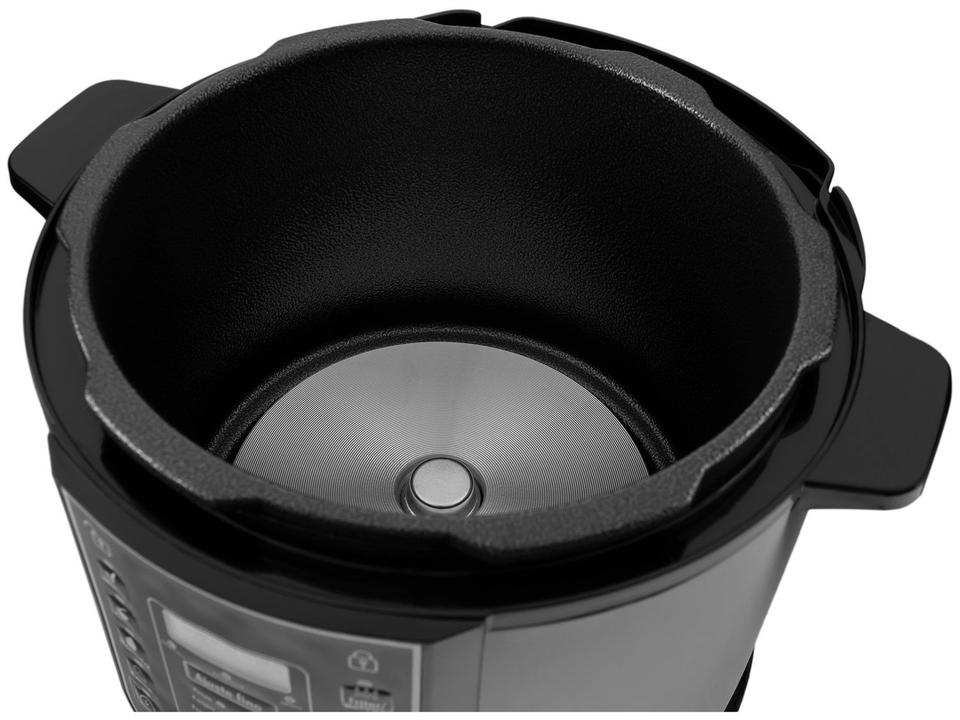 Panela de Pressão Elétrica Philco Digital PPPP01 1000W 6L Timer Controle de Temperatura Preto - 7