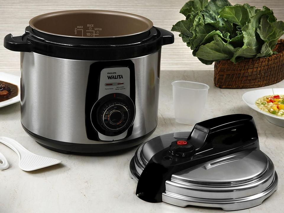 Panela de Pressão Elétrica Philips Walita Viva - 4