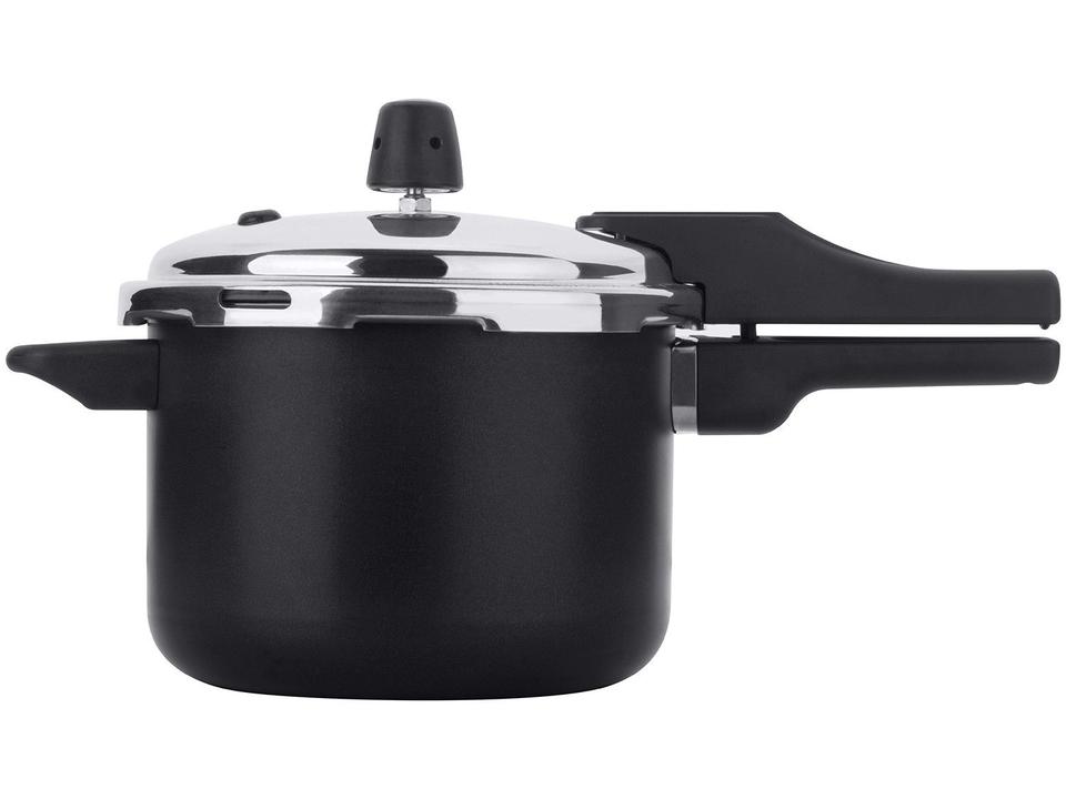 Panela de Pressão Multiflon Antiaderente Preta - 1