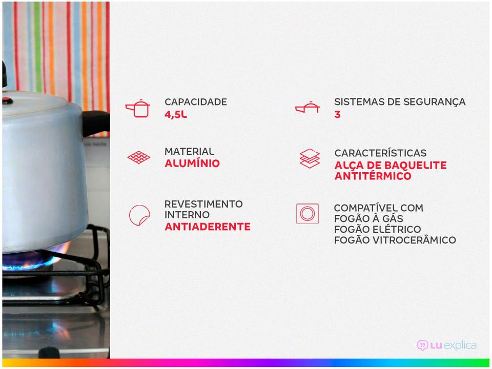 Panela de Pressão Multiflon Antiaderente - 1