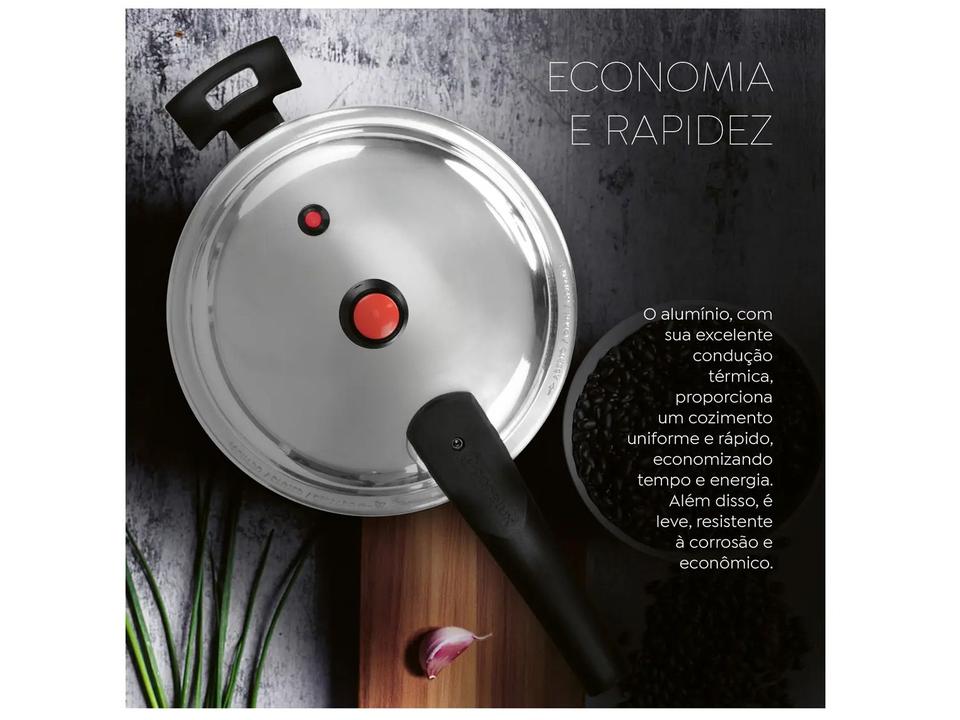 Panela de Pressão Panelux 3L Fechamento Externo Verde Premium - 5