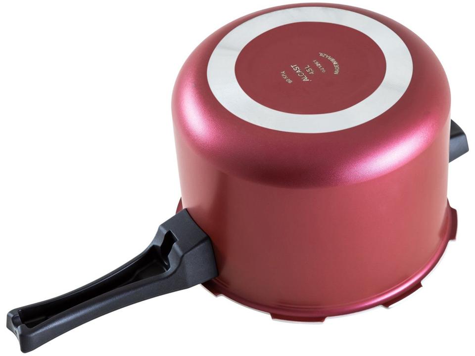 Panela de Pressão Panelux 4,5L Cereja Fechamento Externo Magnific - 7