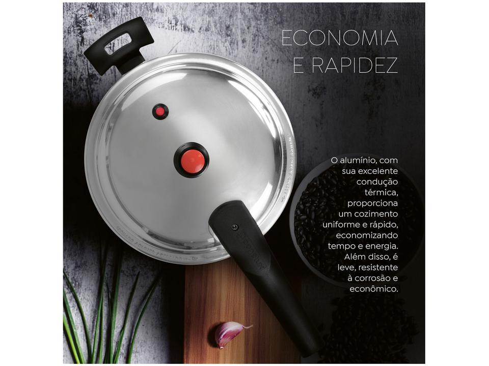 Panela de Pressão Panelux 4,5L Fechamento Externo Verde Premium - 5