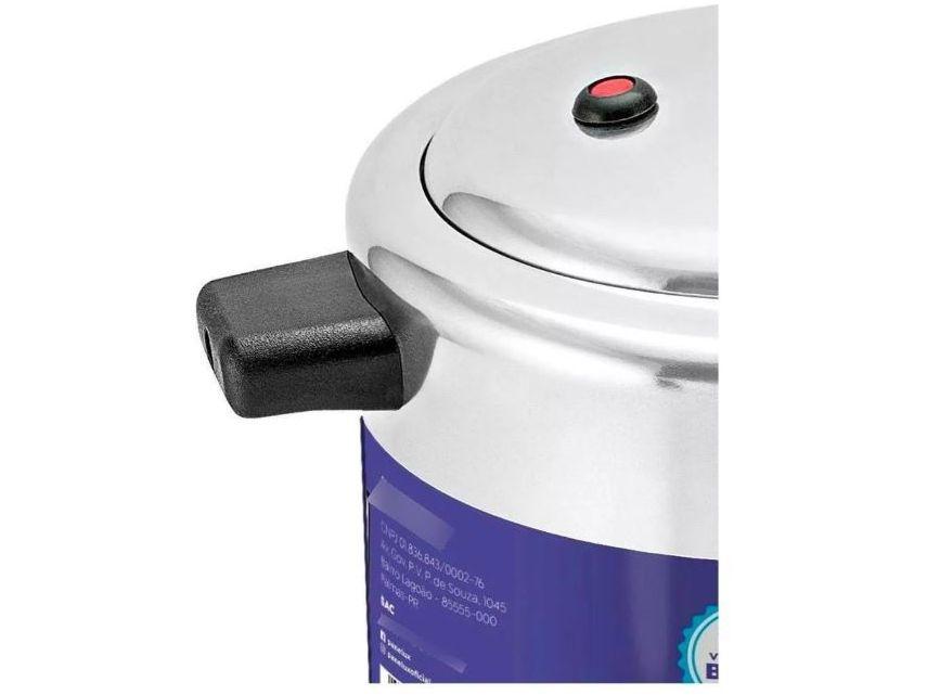 Panela de Pressão Panelux 7L Prata Classic - 2
