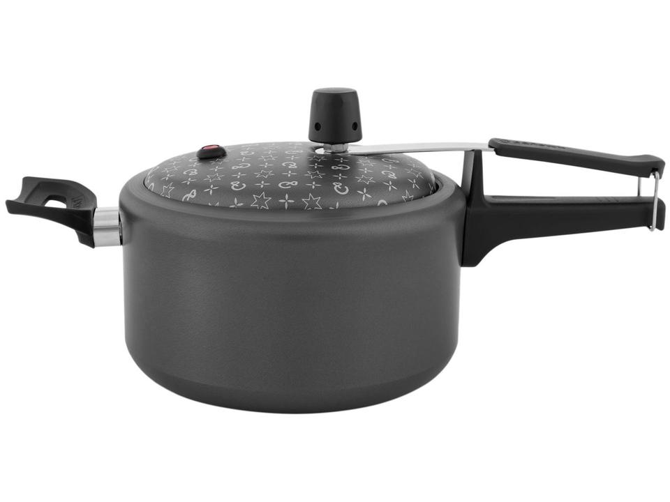 Panela de Pressão Panelux Antiaderente 3L Grafite - 2