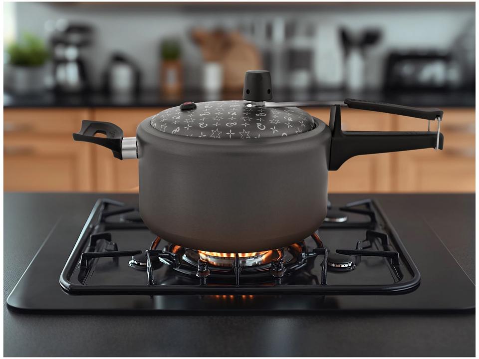 Panela de Pressão Panelux Antiaderente 3L Grafite - 1