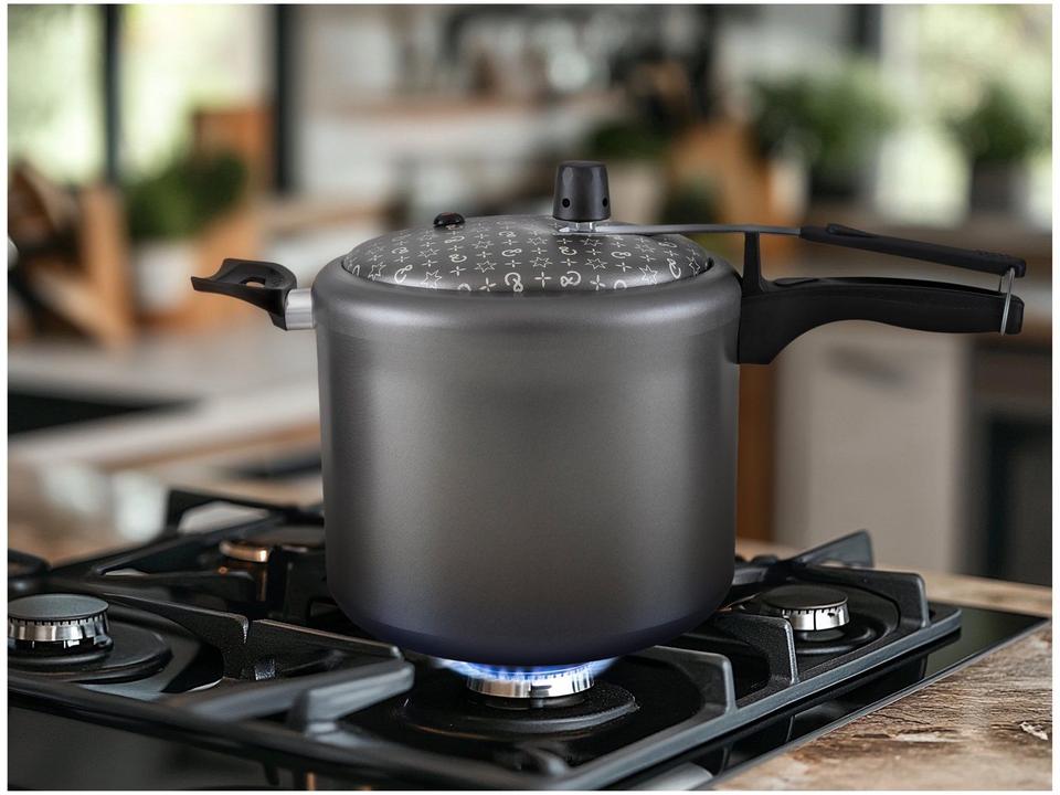 Panela de Pressão Panelux Antiaderente 7L Grafite - 3