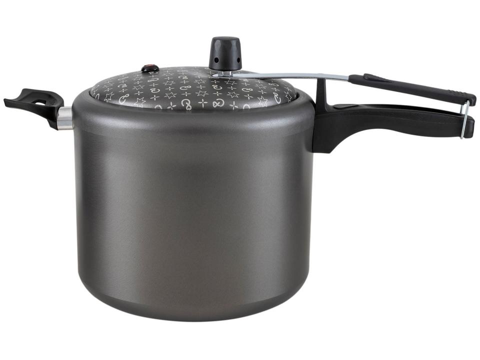 Panela de Pressão Panelux Antiaderente 7L Grafite - 5