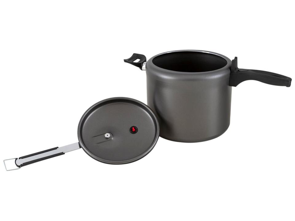 Panela de Pressão Panelux Antiaderente 7L Grafite - 6