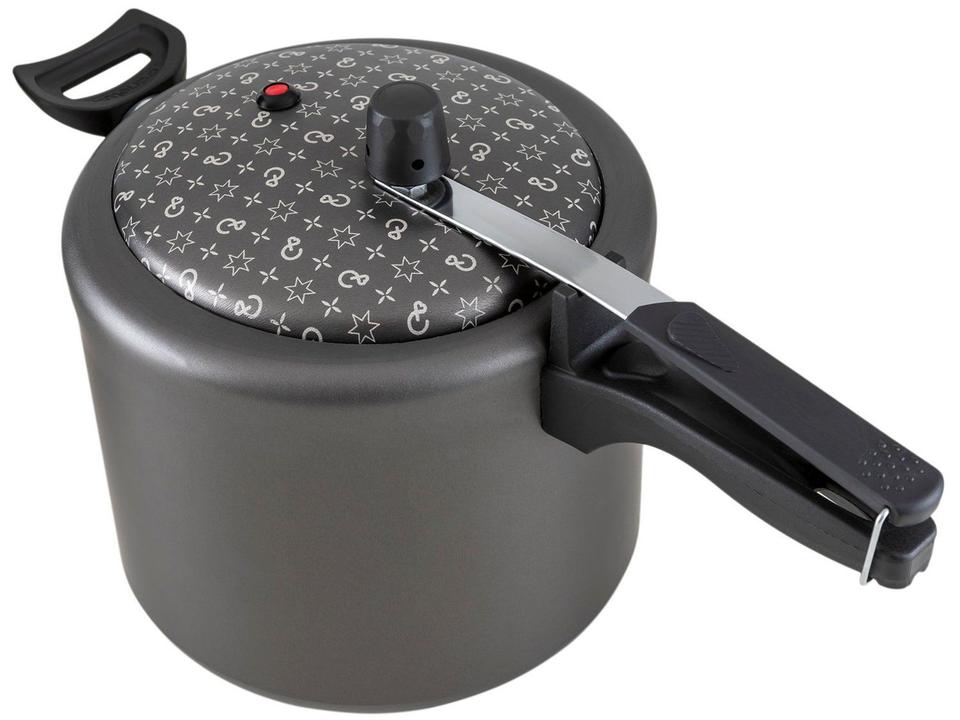 Panela de Pressão Panelux Antiaderente 7L Grafite - 4