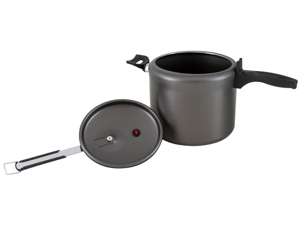 Panela de Pressão Panelux Antiaderente 7L Grafite - 6