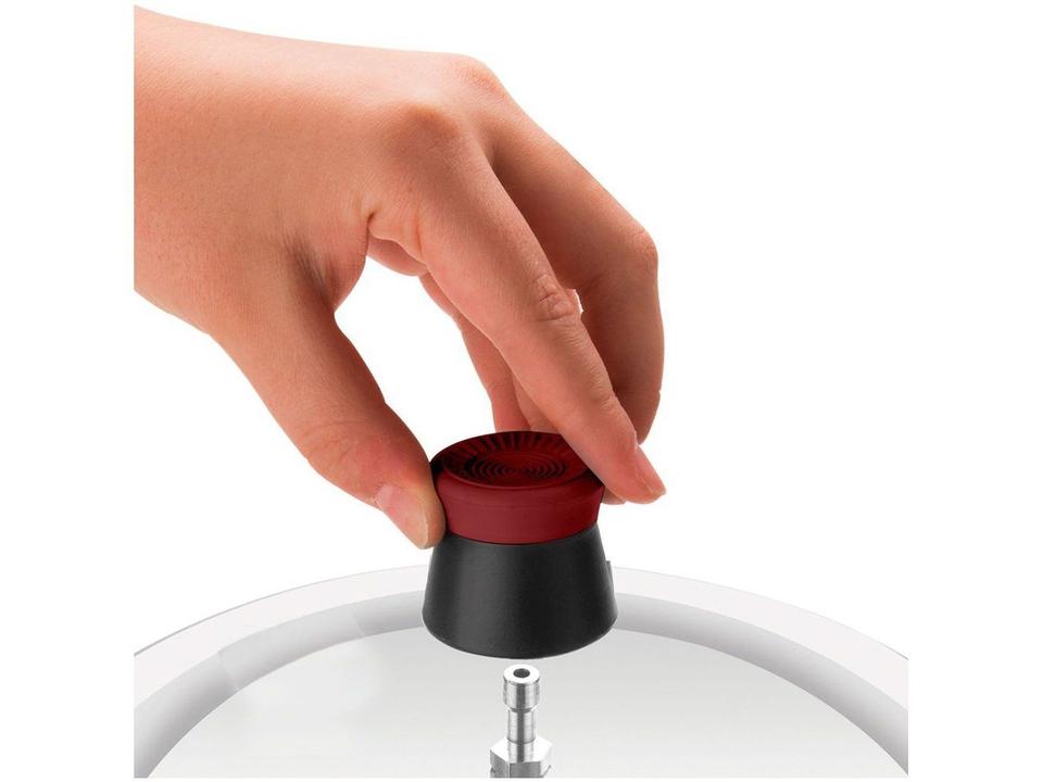 Panela de Pressão Rochedo 4,5L Vermelho Segura - 11