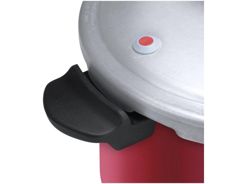 Panela de Pressão Rochedo 4,5L Vermelho Segura - 12