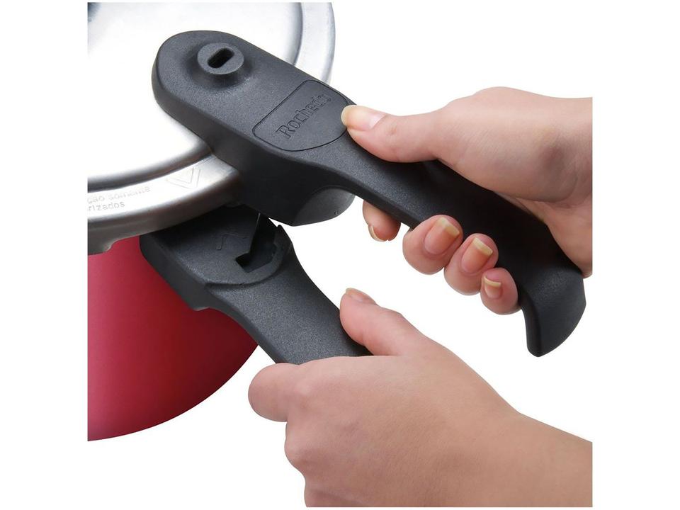 Panela de Pressão Rochedo 4,5L Vermelho - 15