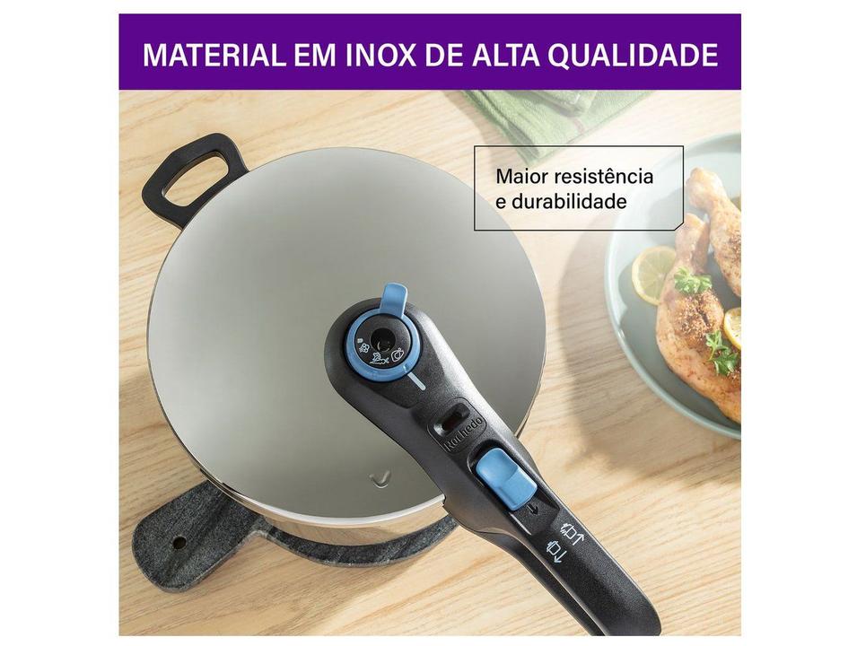 Panela de Pressão Rochedo 6L Inox Indução Trendy - 1