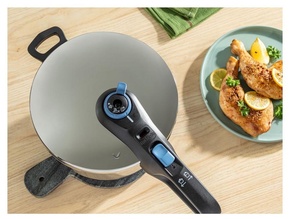 Panela de Pressão Rochedo Inox 4L Fechamento Externo Trendy - 10