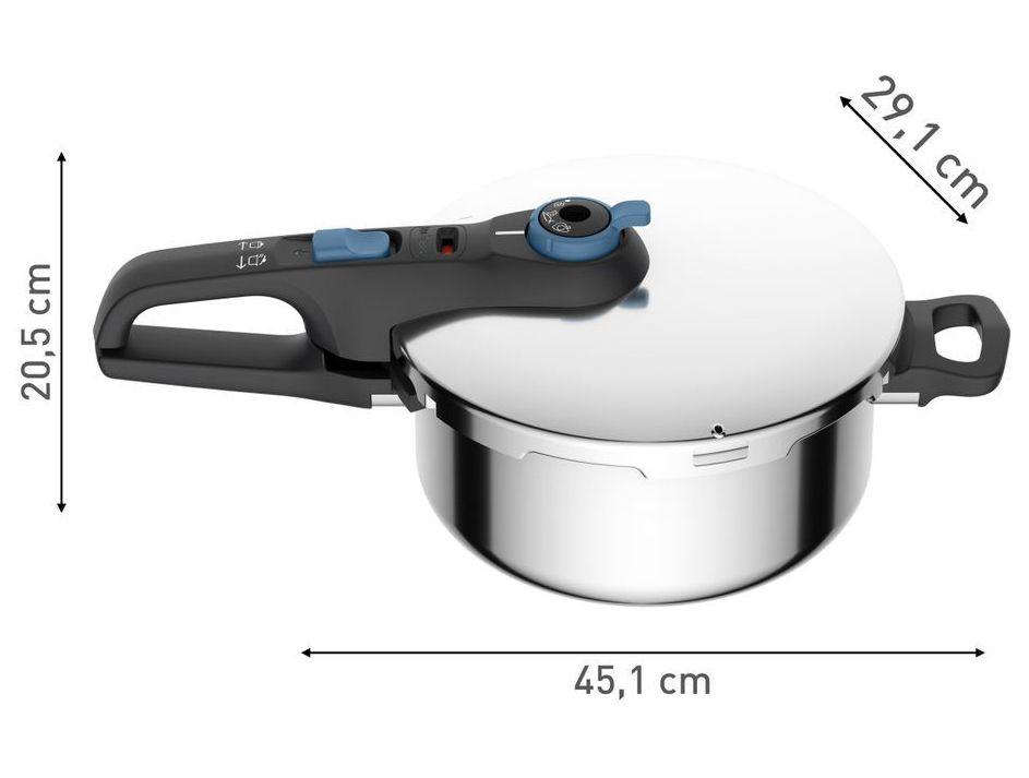 Panela de Pressão Rochedo Inox 4L Fechamento Externo Trendy - 13