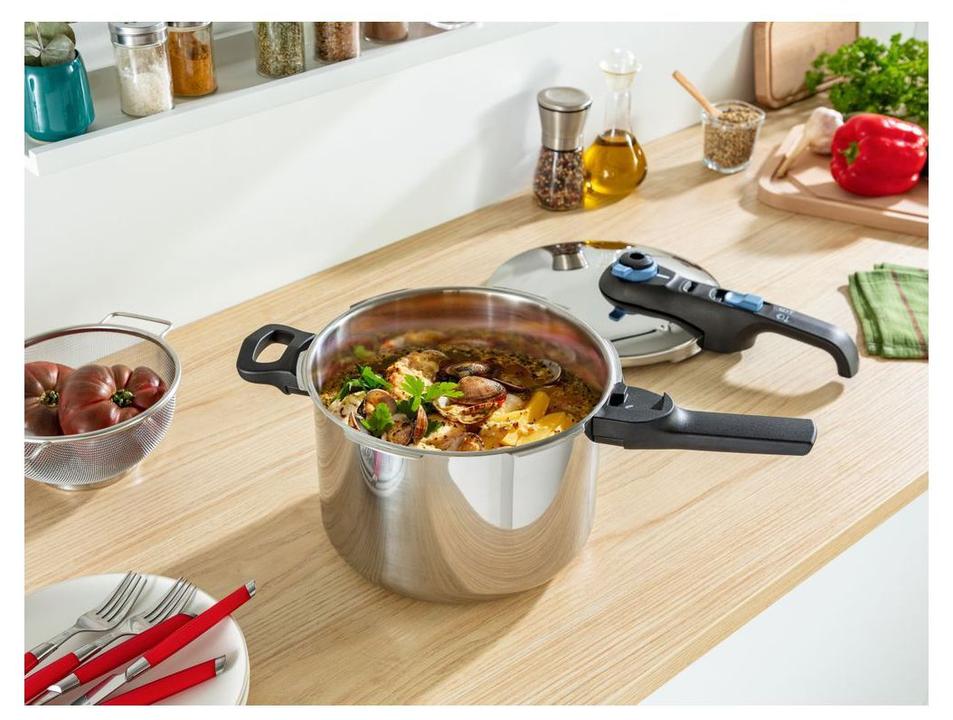 Panela de Pressão Rochedo Inox 4L Fechamento Externo Trendy - 9