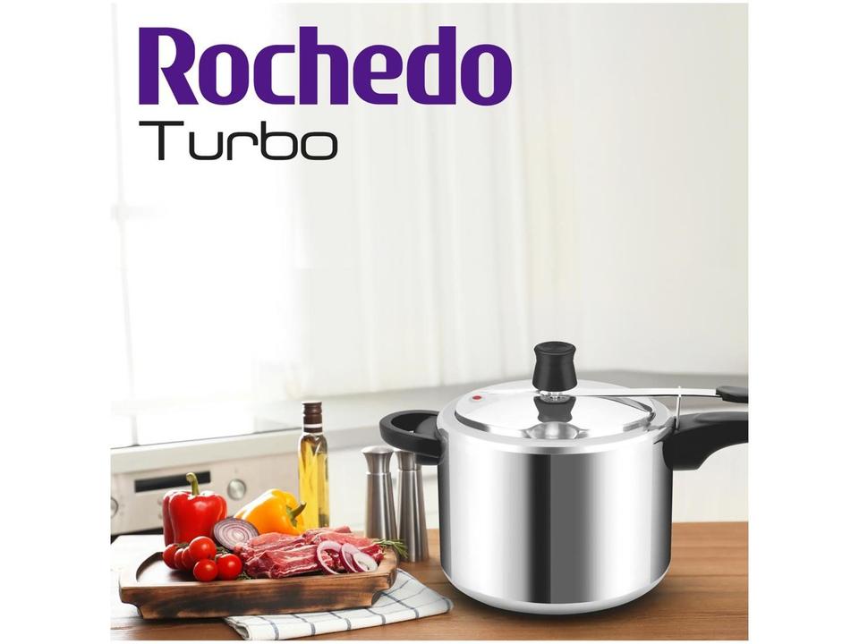 Panela de Pressão Rochedo Turbo Polida 4,5L - 17