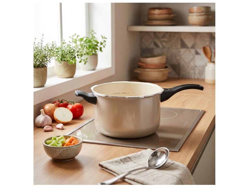Panela de Pressão Tramontina 4,5L Marrom Vancouver - 2