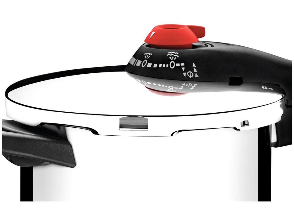 Panela de Pressão Tramontina Aço Inox Fundo Triplo 4,5L com 5 Dispositivos de Segurança Solar 62513223 - 16