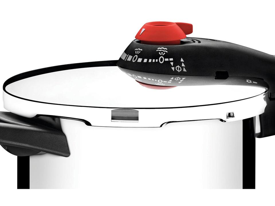 Panela de Pressão Tramontina Aço Inox Fundo Triplo 6L com 5 Dispositivos de Segurança Solar 62516223 - 3