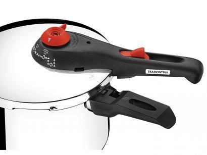 Panela de Pressão Tramontina Aço Inox Fundo Triplo 6L com 5 Dispositivos de Segurança Solar 62516223 - 4