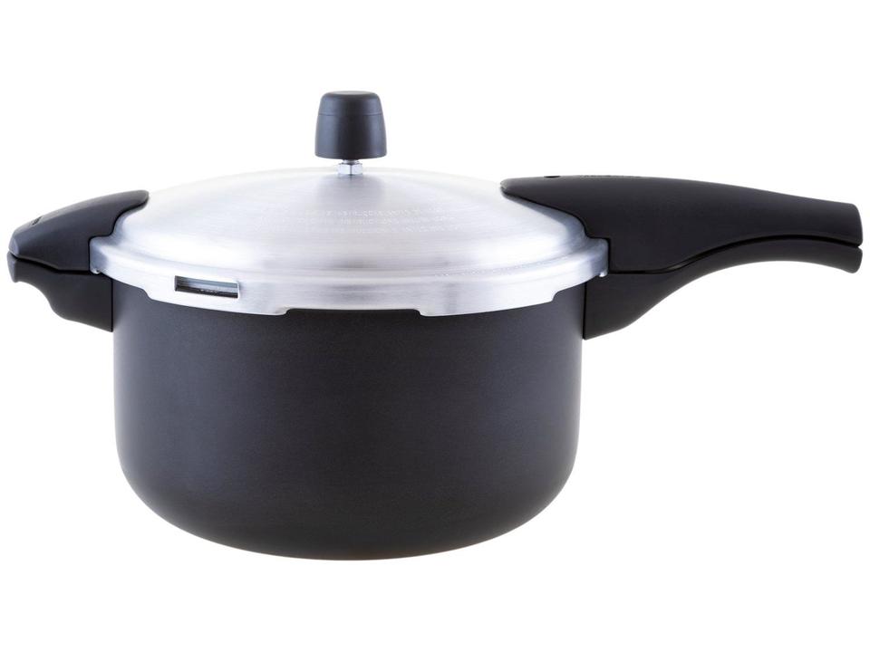 Panela de Pressão Tramontina Antiaderente 6L Preto e Prata Vancouver Effect - 2