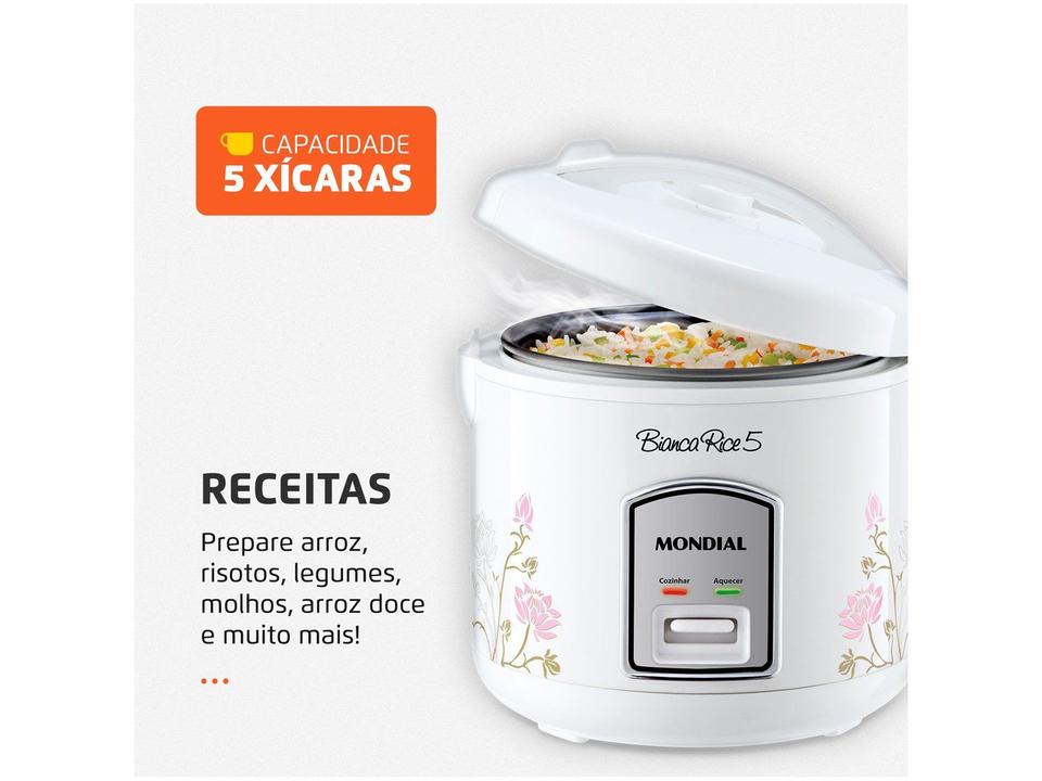 Panela Elétrica de Arroz Mondial Bianca Rice 5 NPE-05-5X 400W 5 Xícaras - 1