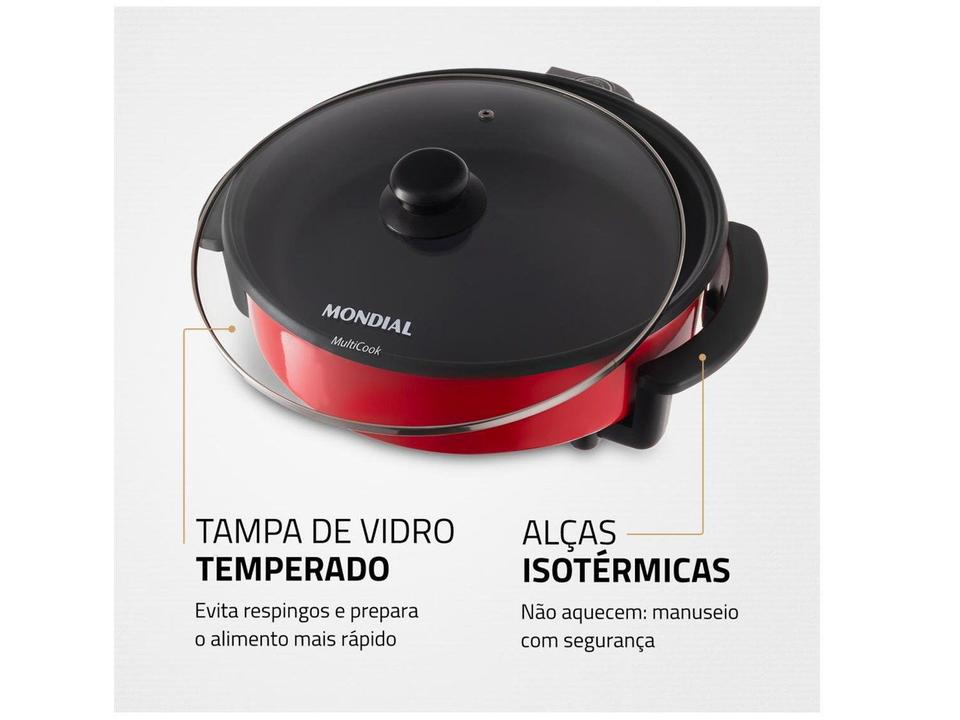 Panela Elétrica Multifuncional Grill Redonda - 7