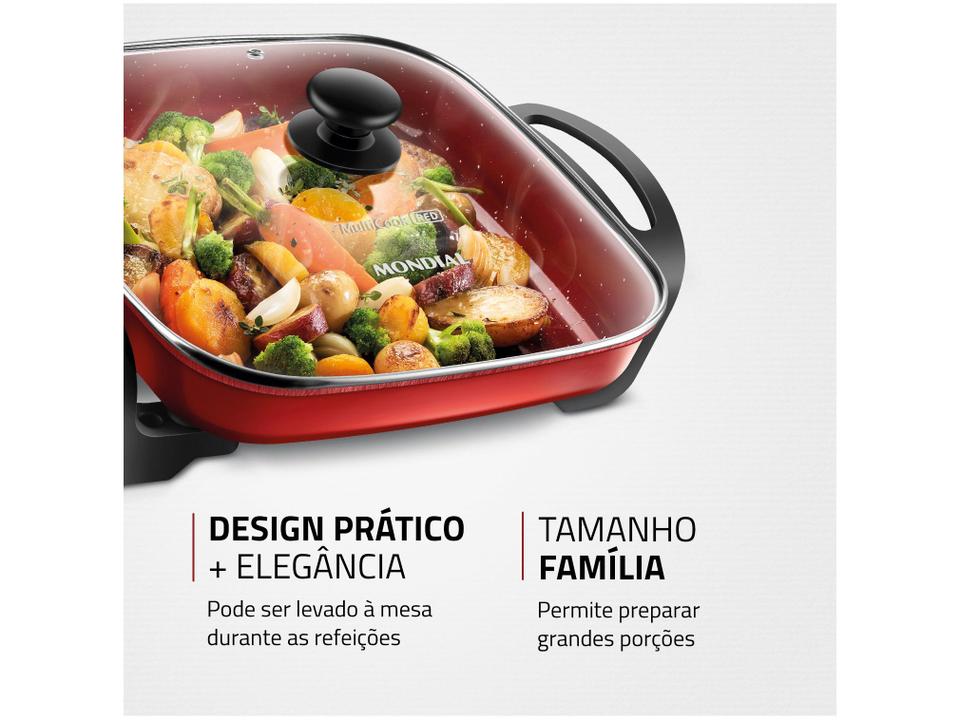 Panela Elétrica Multifuncional Quadrada Mondial - 4