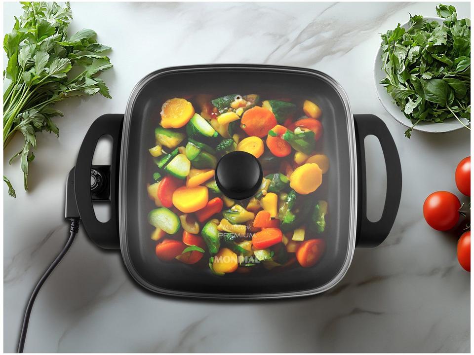 Panela Elétrica Multifuncional Quadrada Mondial - 6