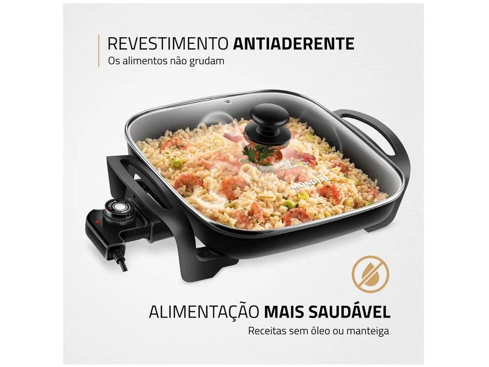 Panela Elétrica Multifuncional Quadrada Mondial - 1