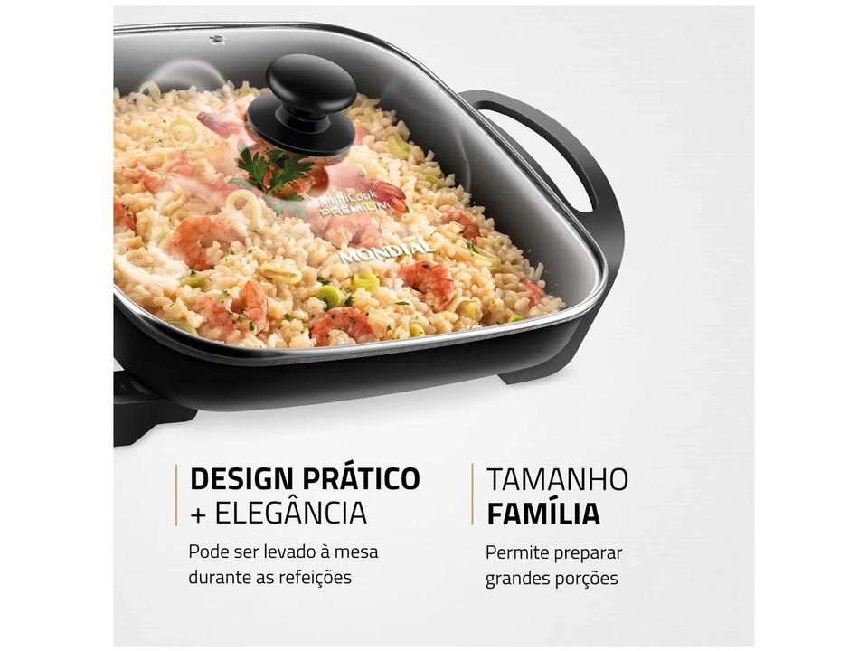 Panela Elétrica Multifuncional Quadrada Mondial - 4