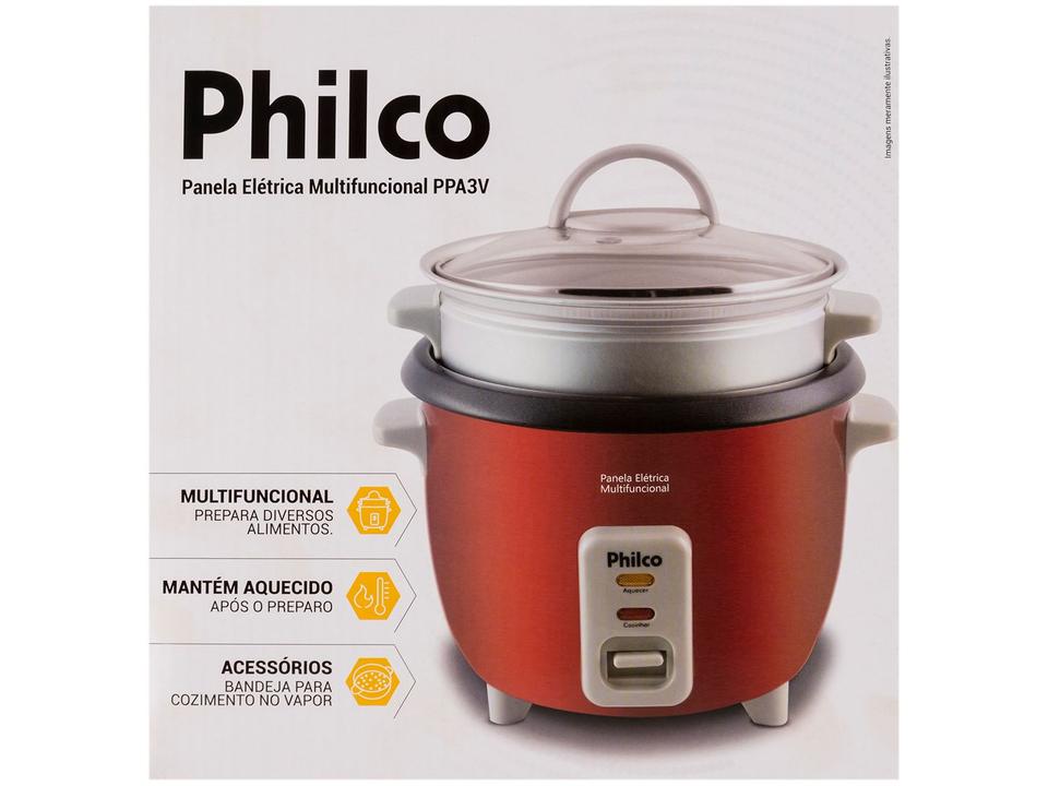 Panela Elétrica Philco PPA3V 350W 3 Xícaras - 13